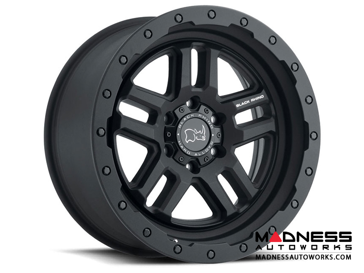 Jeep Custom Wheels (1) - Black Rhino - 17 x 9.5 - Barstow - Textured Matte Black